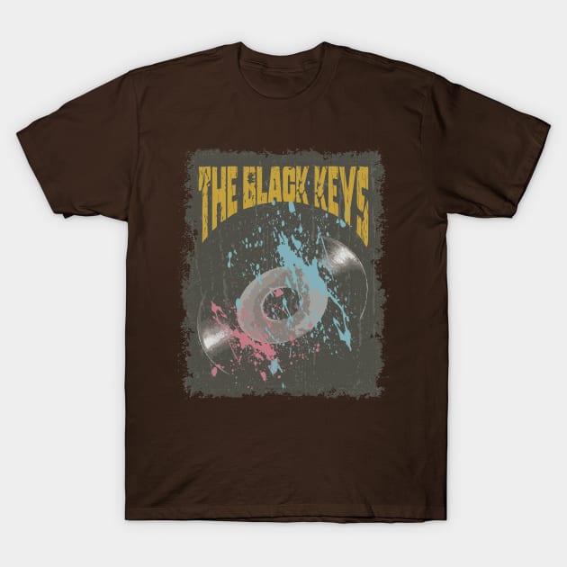 The Black Keys Vintage Vynil T-Shirt by K.P.L.D.S.G.N